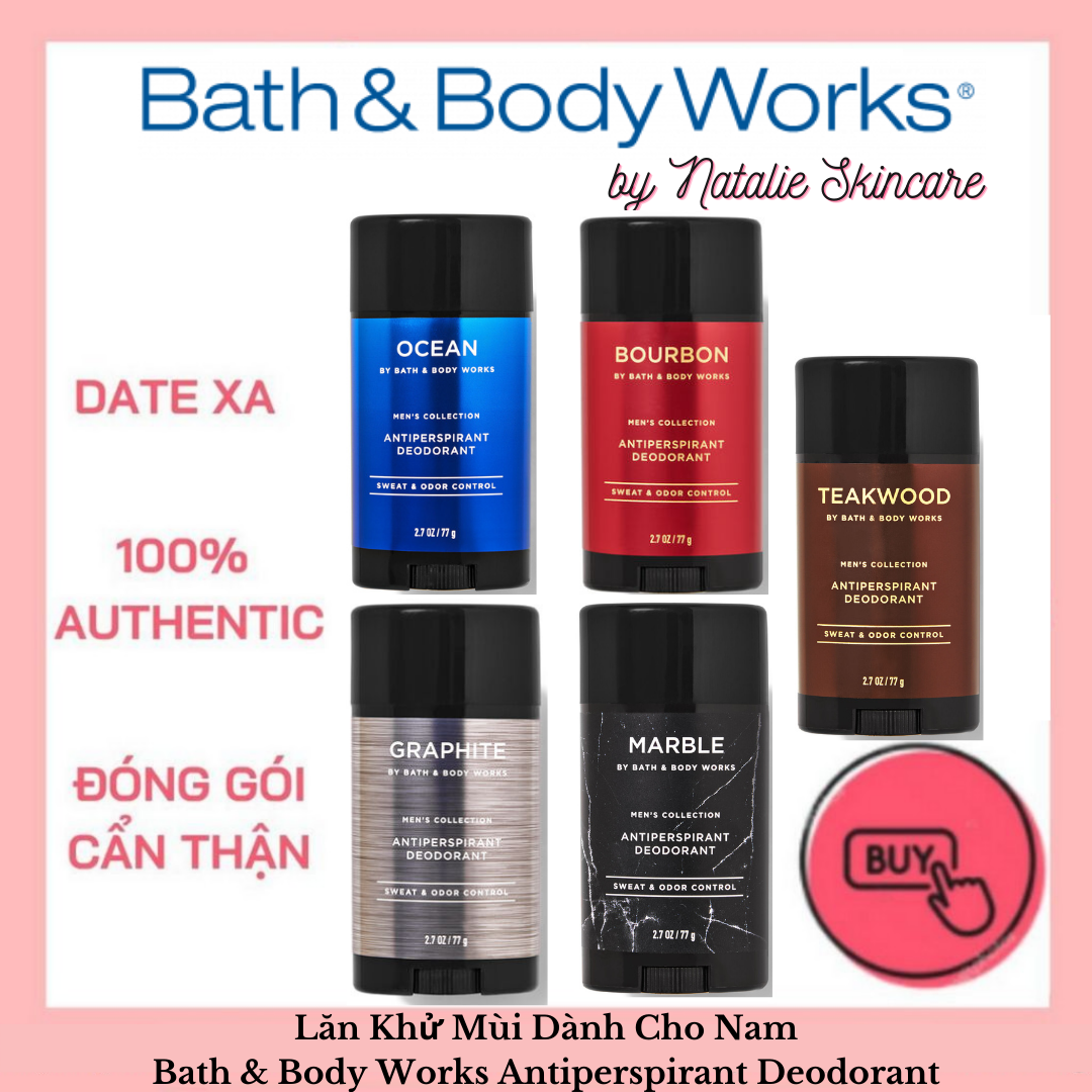 Lăn Khử Mùi Dạng Sáp Dành Cho Nam Bath & Body Works Antiperspirant Deodorant 77g