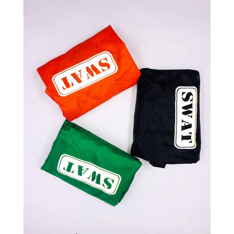 Bọc balo đi mưa 45-55l logo swat phản quang siêu xịn