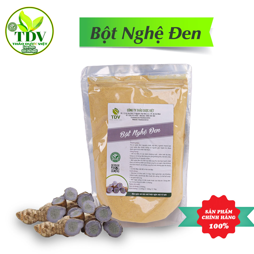 1kg Bột nghệ đen Nghệ An tôt cho đường tiêu hóa dạ dày