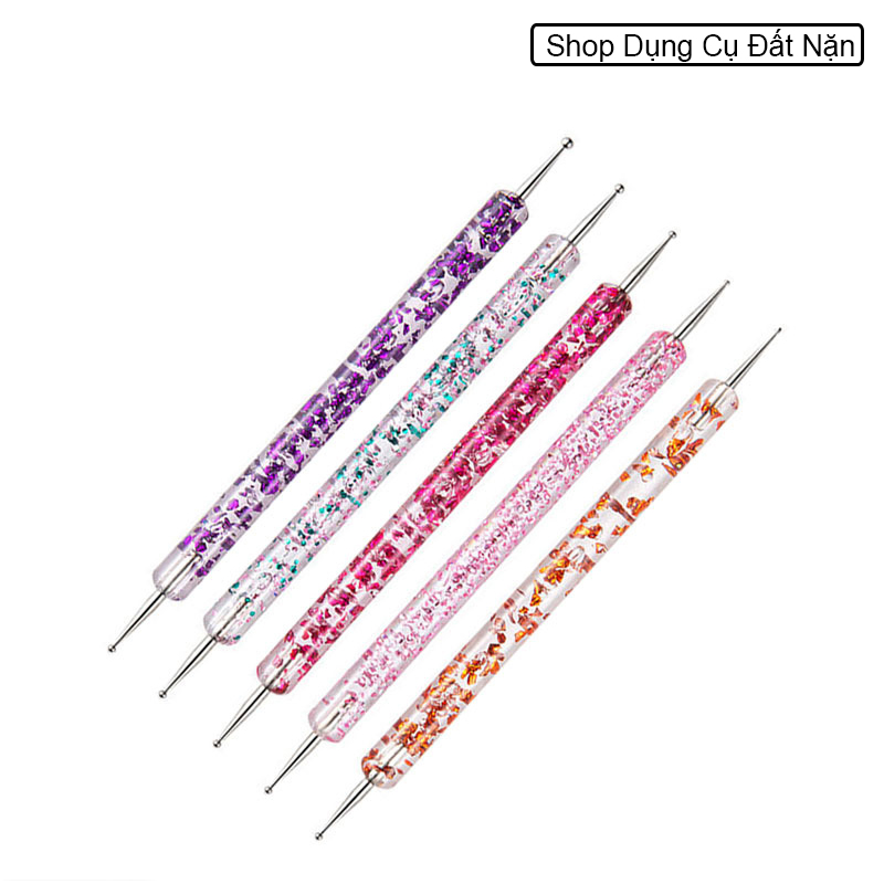 Bộ 5 dụng cụ đầu bi mini tạo hình đất sét