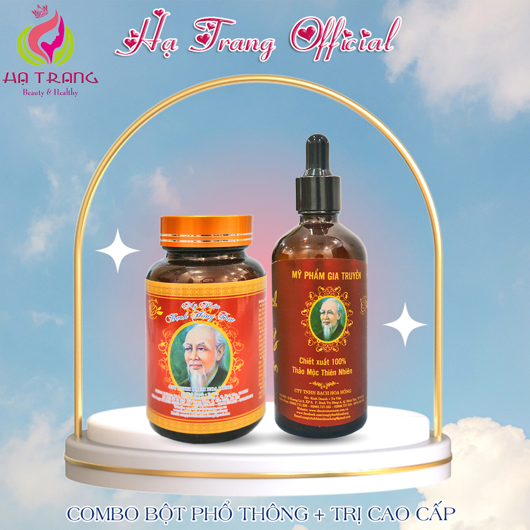 Combo bạch hồng đơn mụn 2 - thải độc - sạch sâu - tái tạo - cải thiện làn da chỉ sau 1 liệu trình