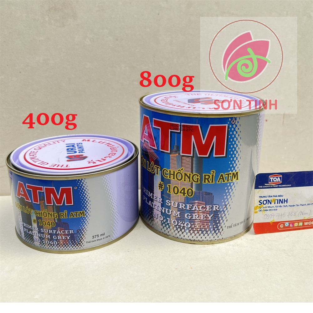 Sơn lót chống rỉ atm màu xám 375ml 800ml