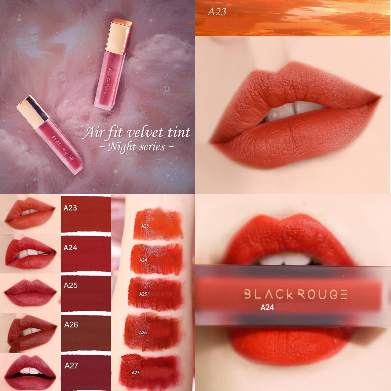 Son back rouge ver5 son kem lì air fit velvet tint ver5