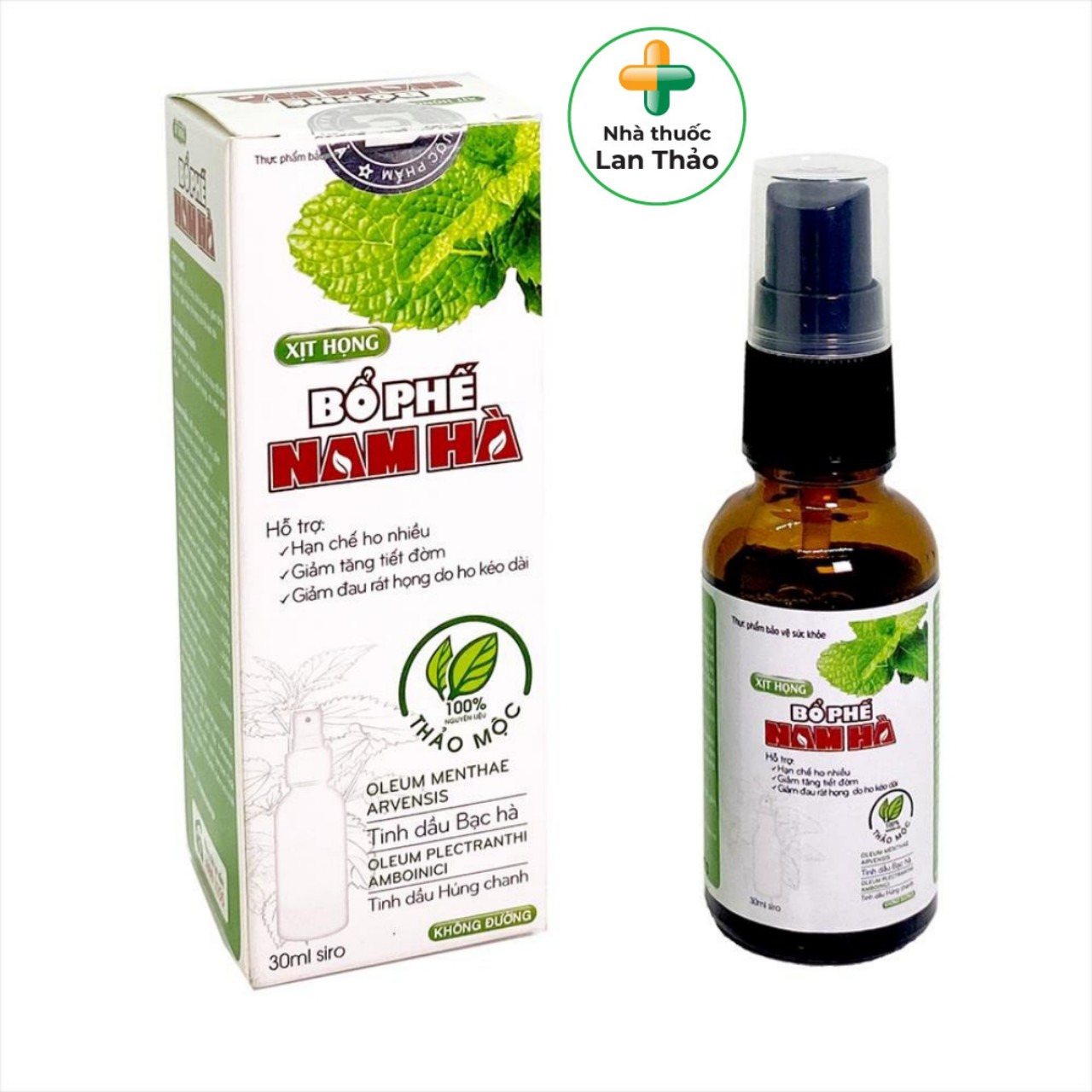 Xịt họng bổ phế nam hà chai 30ml
