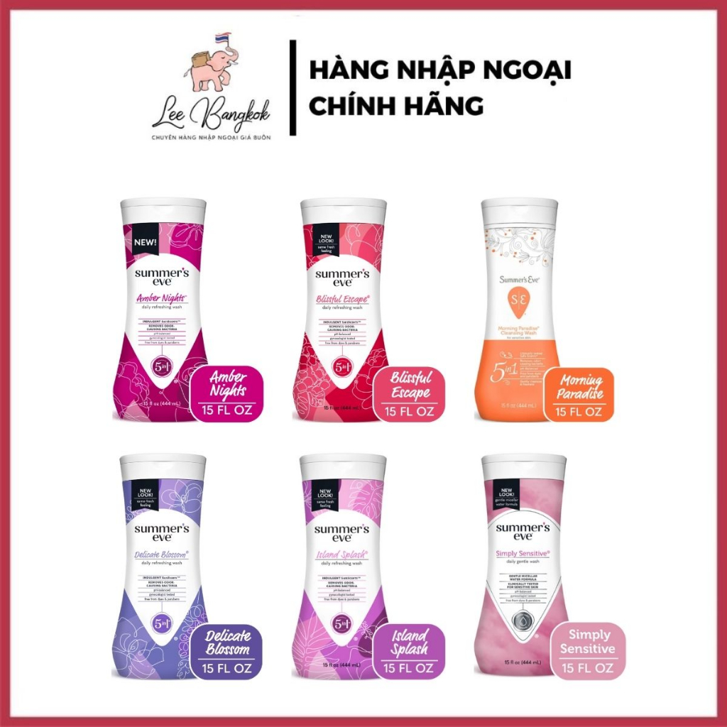 Dung Dịch Vệ Sinh Phụ Nữ Summer s Eve Cleansing Wash