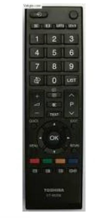 Remote tv toshiba lcd, led