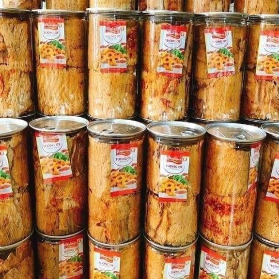 5 lon mực cán tẩm vị Nha Trang