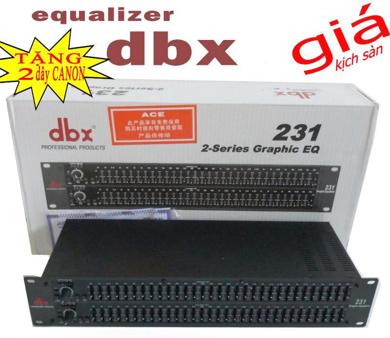 Lọc âm thanh equalizer dbx 231eq - equalizer dbx 231eq hàng chuẩn loại 1