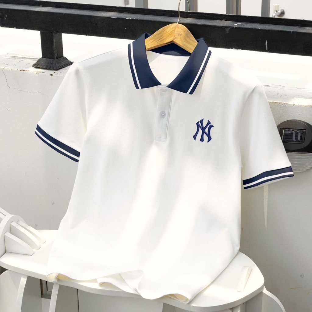 Áo MLB polo mắt chim xuất dư cổ bẻ thoáng mát cao cấp