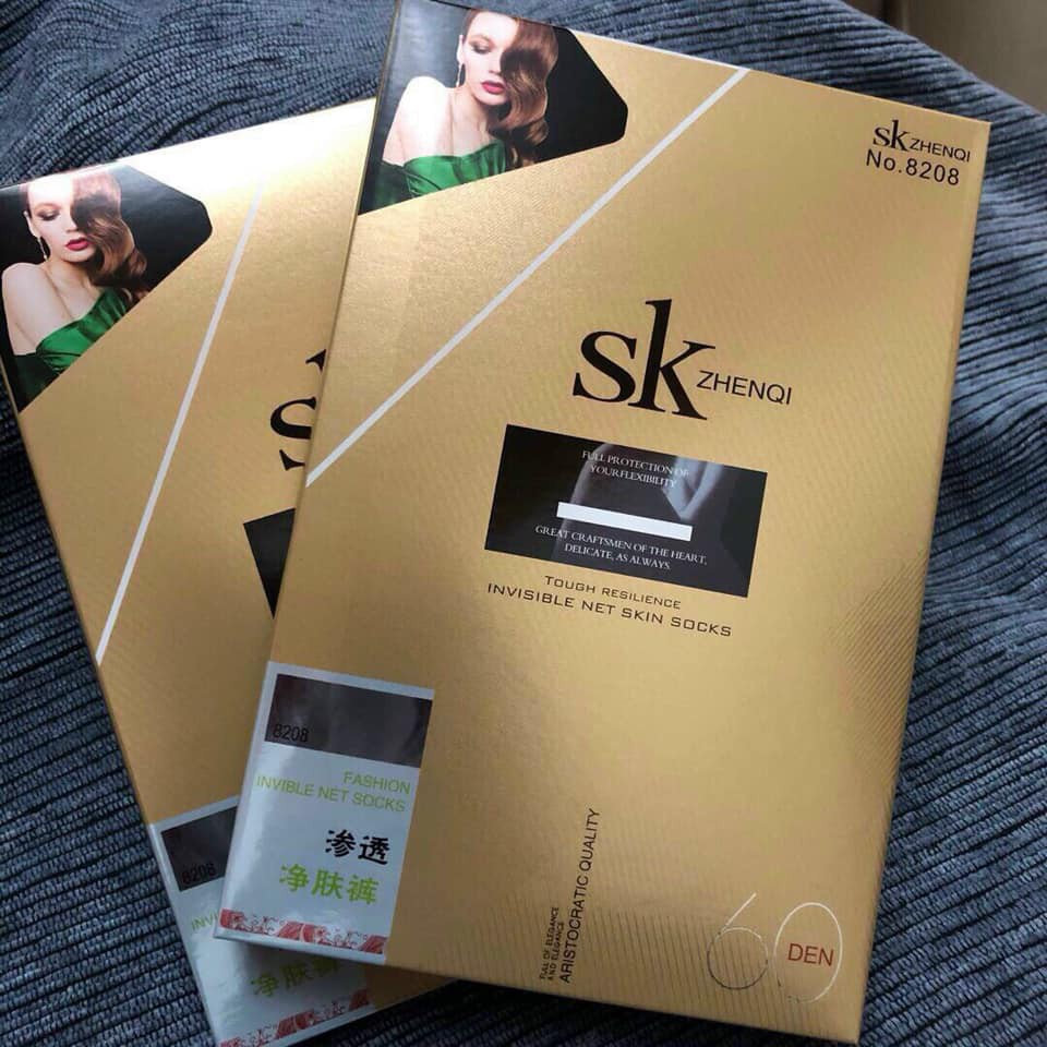 Quần tất SK 3D lót nỉ giả lưới da chân HÀNG ĐÓNG HỘP CAO CẤP