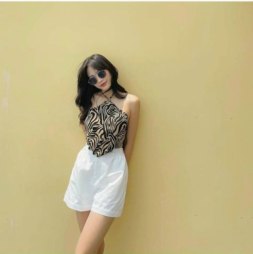 Sp: sét bộ áo yếm + quần short