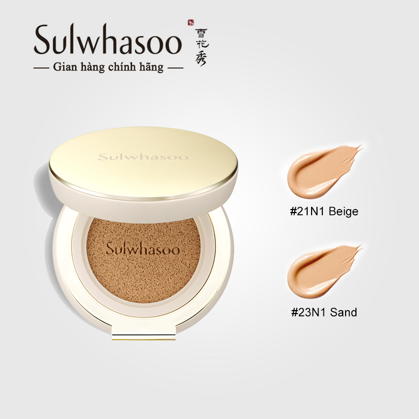 Phấn nước trang điểm dưỡng ẩm Sulwhasoo Perfecting Cushion (kèm lõi thay thế) 15gx2 - Phấn nước Sulwhasoo