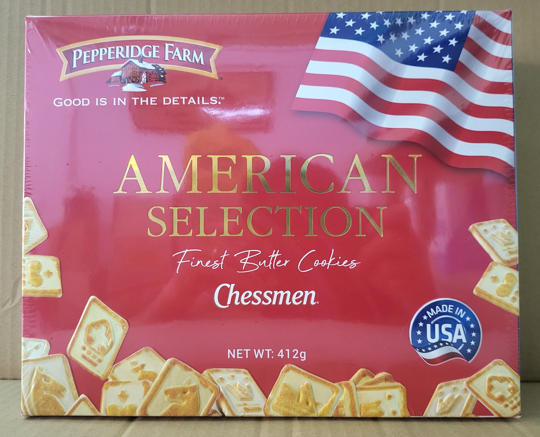 Bánh quy bơ pepperidge farm chessmen butter