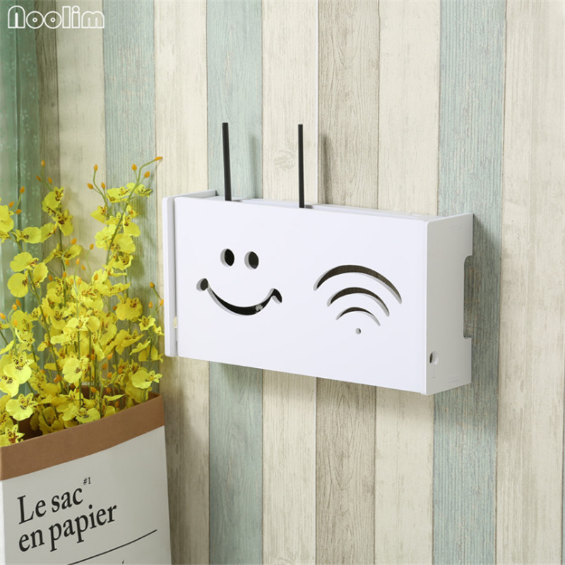 [HCM]Kệ wifi hộp đựng wifi treo tường thông minh mặt cười 5mm | shop Mạnh Phát