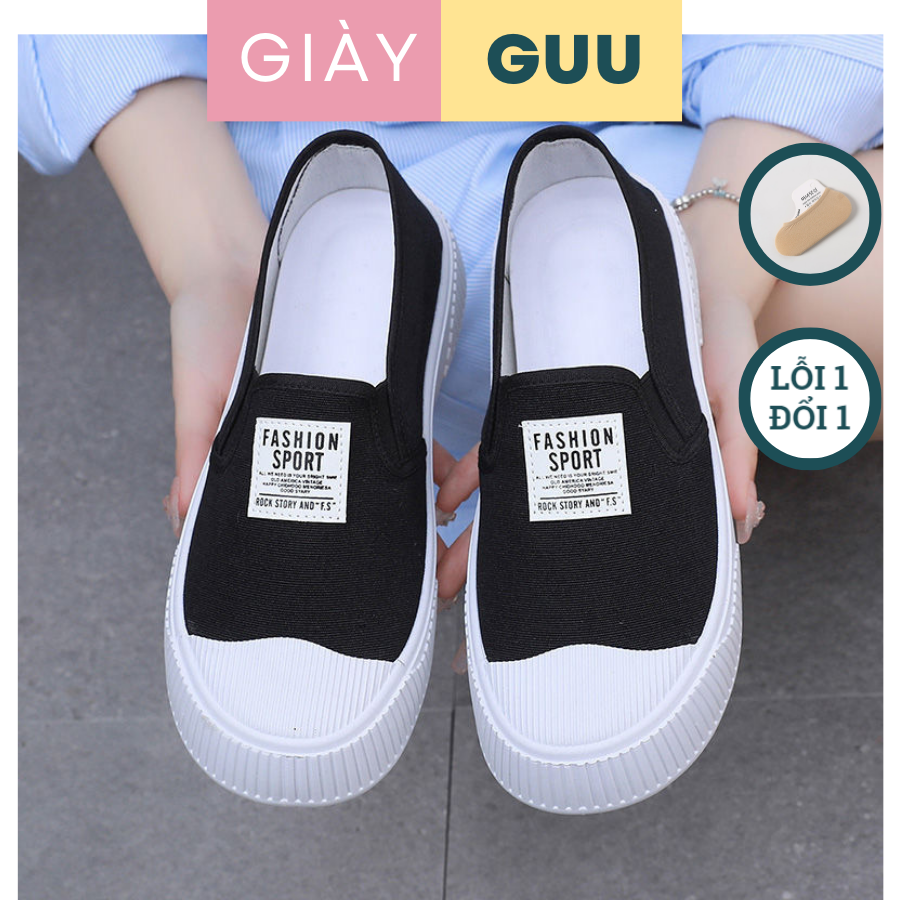 Giày lười vải nữ phong cách Hàn Quốc, giày thể thao nữ SC32