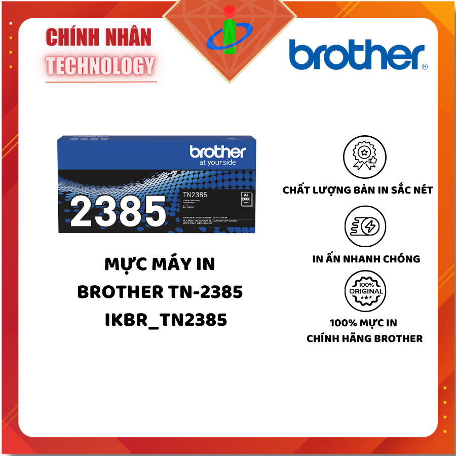 Mực đen brother tn-2385 / chinh nhan technology