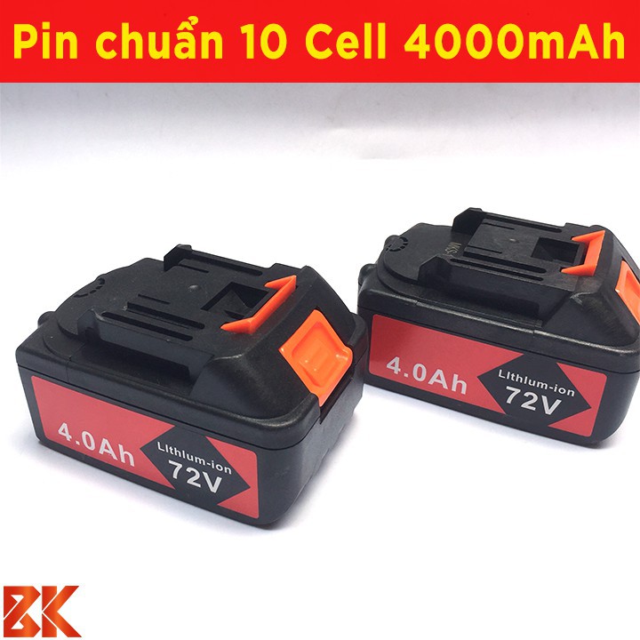 Pin máy siết bulong ken 72v chuẩn 10 cell 4000mah hàng mới