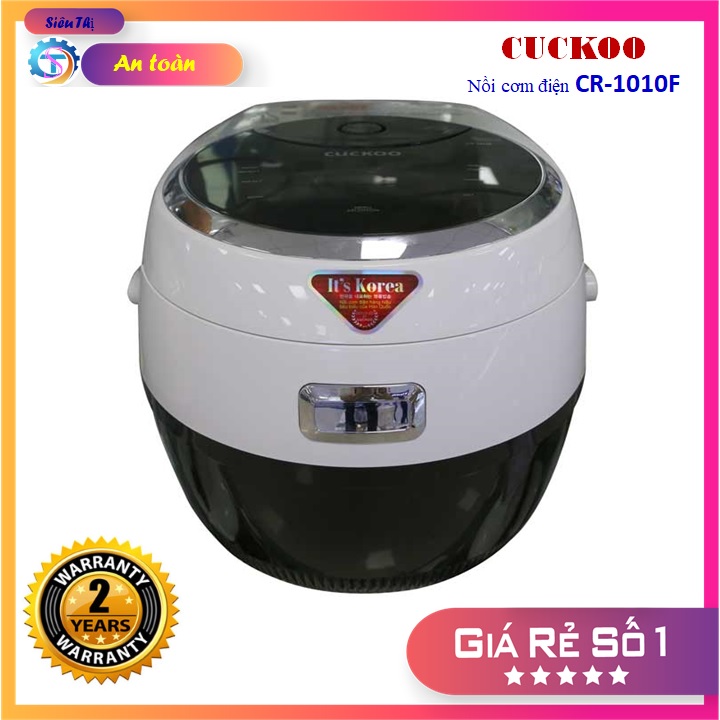 Nồi Cơm Điện tử cao cấp Cuckoo Hàn Quốc CR-1010F 1.8 lít - Bảo Hành 2 Năm