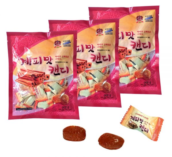 Combo 5 gói Kẹo quế Hàn Quốc 5 gói x 200g