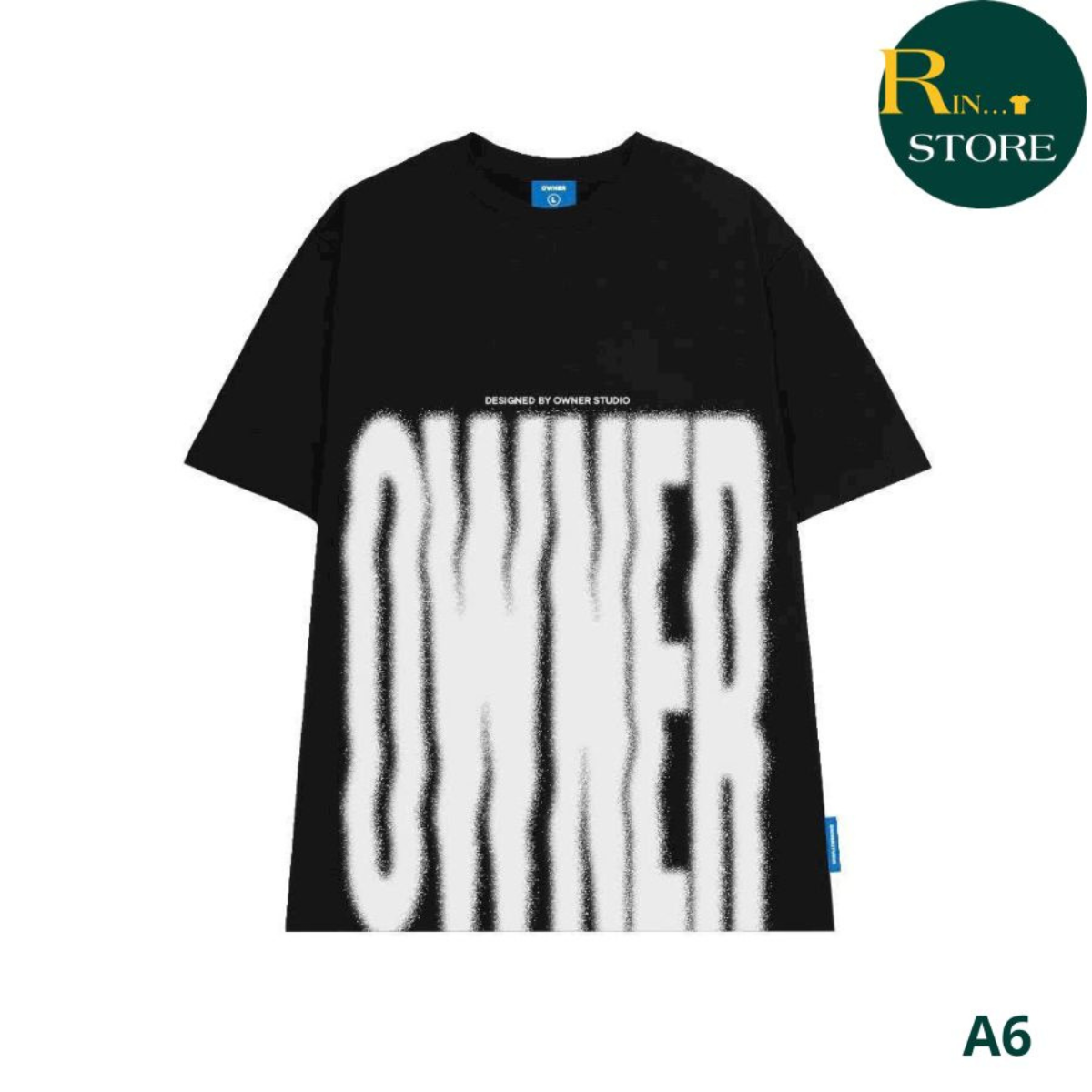 Áo thun local brand nam nữ unisex tay lỡ In chữ OWNER, Áo thun freesize