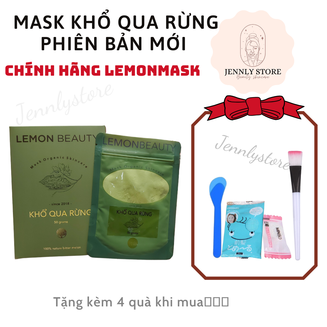 MASK KHỔ QUA RỪNG LEMONMASK CHÍNH HÃNG MẪU MỚI [TẶNG KÈM 4 QUÀ]
