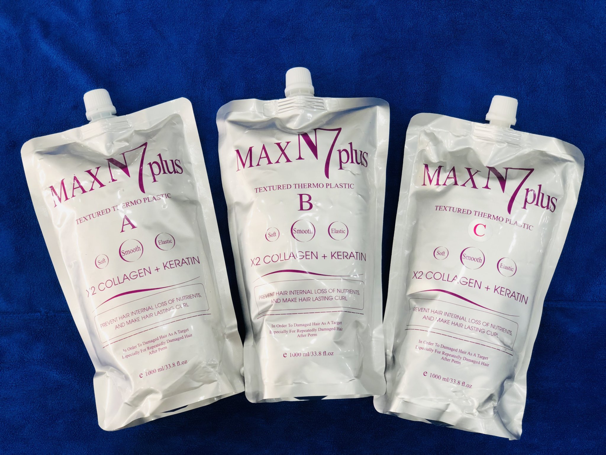 Thuốc uốn ép tóc Max N7 Plus chuyên nghiệp cho salon, đầy đủ phân loại thuốc uốn, dập nước , dập kem