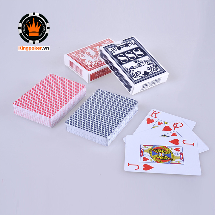 Bài poker nylon không thấm nước chữ số lớn chơi tiến lên xì dách
