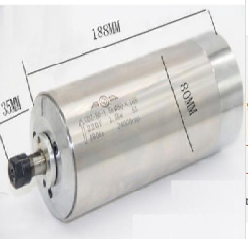 COMBO Biến tần+ động có spindle 1.5kw phay gỗ