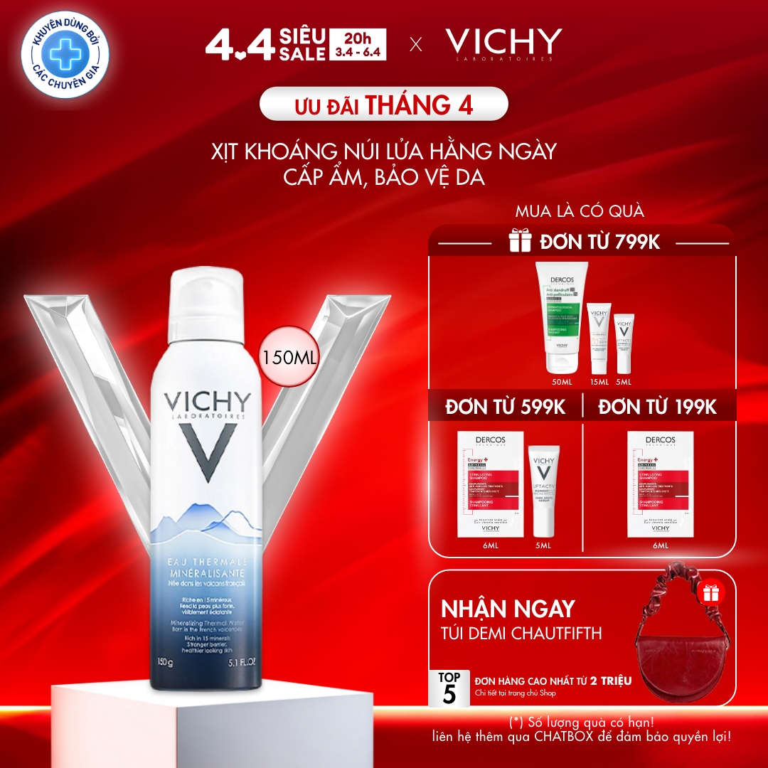 Nước khoáng dưỡng da Vichy Mineralizing Thermal Water