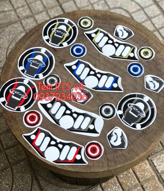 Bộ tem dán R15 v3 - 3 món