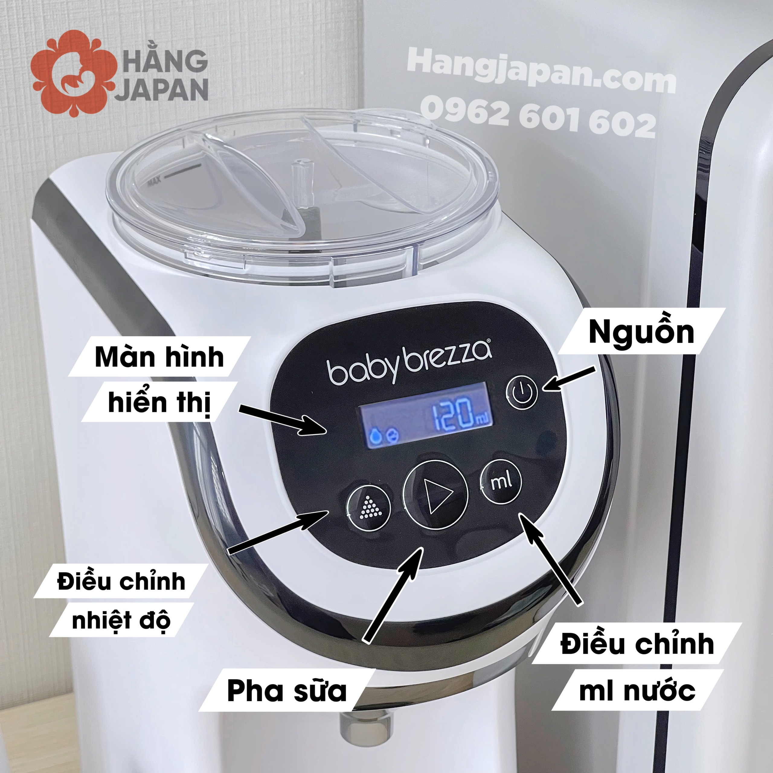 Máy pha sữa Baby Brezza Formula Pro Mini Hàng Mỹ - Bảo hành 12 tháng