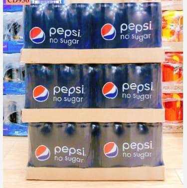 Nước Ngọt Pepsi Đen Không Đường Thái Lan lốc 6 lon