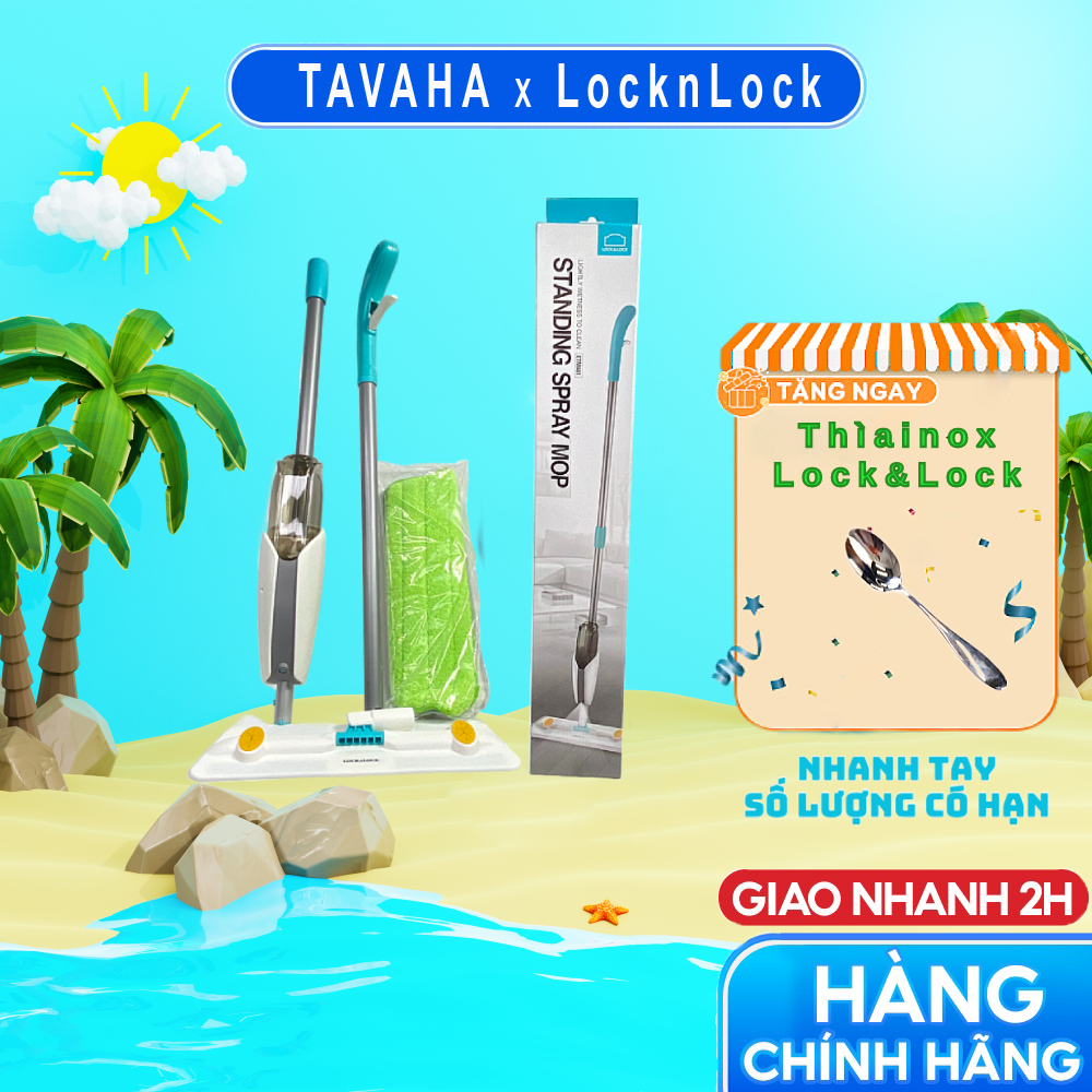 Cây lau nhà Lock&Lock dạng đứng xịt nước ETM461