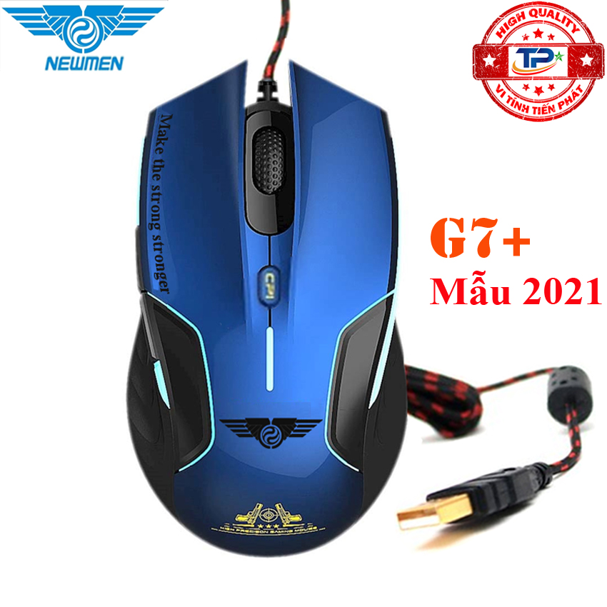 Chuột quang chuyên game có dây Newmen G7 + Plus mẫu 2024 tất cả trong tầm ngắm.