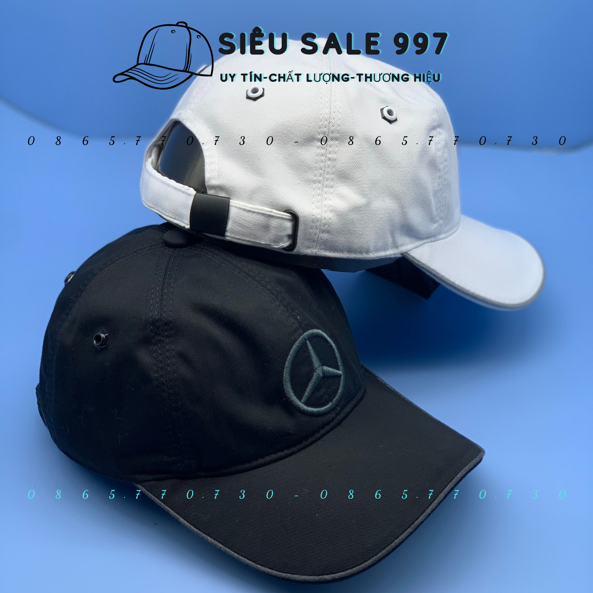 Nón Logo hãng xe Mec KAKI VẢI DÀY CAO CẤP - Nón Lưỡi Trai Thêu Hãng Xe Mes Cao Cấp Đội Là Ngầu