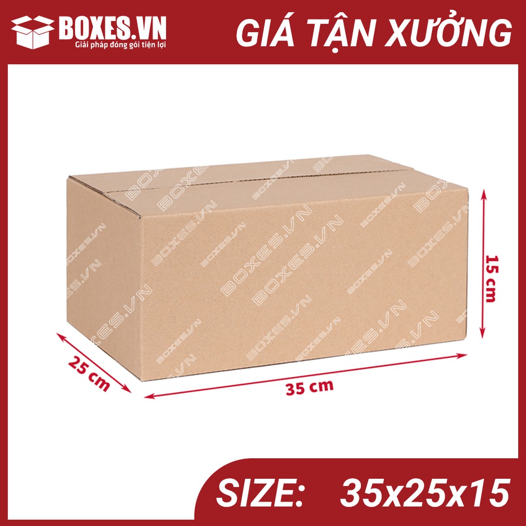 35x25x15 Combo 20 hộp carton Boxes đóng gói hàng giá tại xưởng