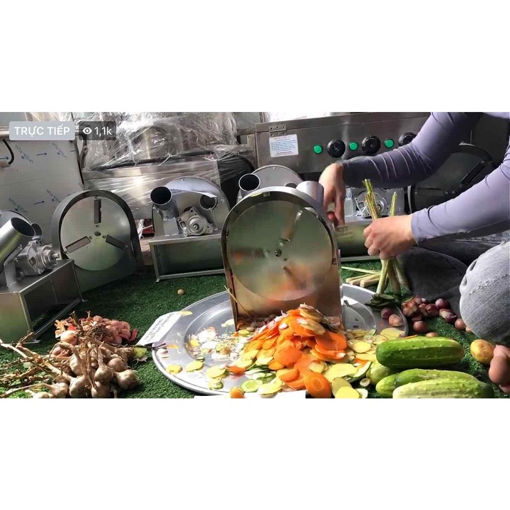 Máy thái hành tỏi đa năng siêu tiện lợi - TẶNG KÈM 3 LƯỠI DAO