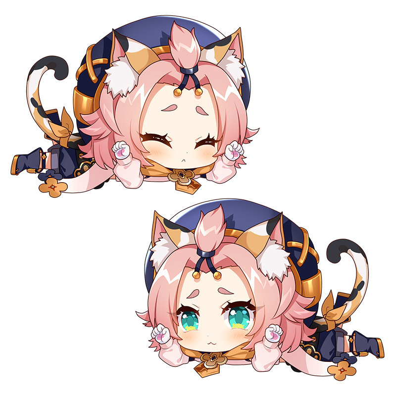 [7-11/12 VOUCHER 8%]Gối ôm, gối ngủ Anime chibi – Genshin Impact Loại 2 [AAM] [PGN44]