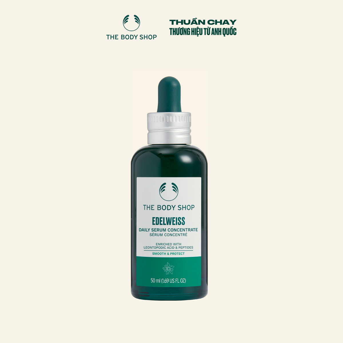 Tinh Chất Tái Tạo Da Edelweiss Daily Serum Concentrate 50ML The Body Shop