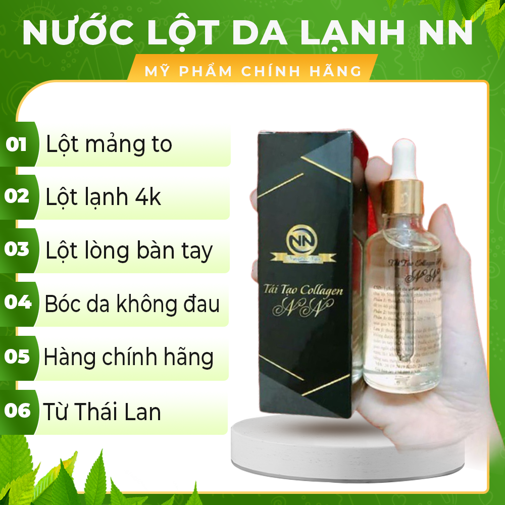 Thay da sinh học nước Lột Lạnh Collagen NN Cao Cấp Mảng To BonBen Shop