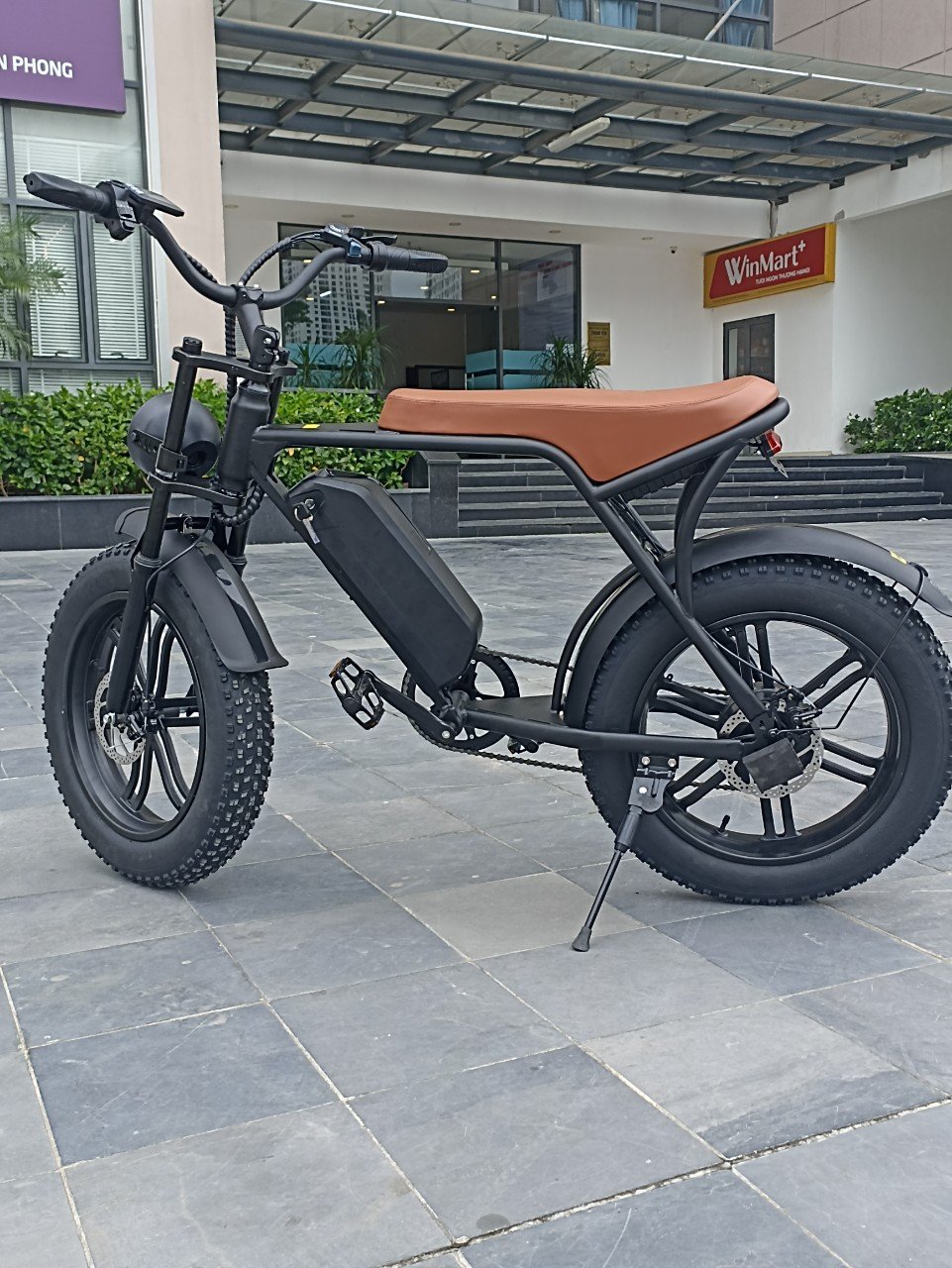 Xe đạp điện thể thao bánh béo V8 - Xe đạp trợ lực pin lithium tốc độ cao 58km