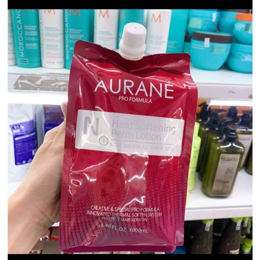 Kem uốn duỗi ép tóc aurane bóng tóc mềm mượt 1000ml