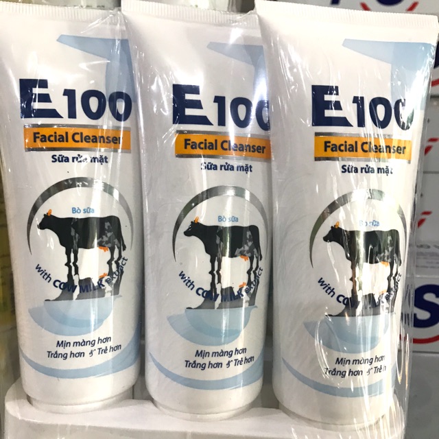 Sữa rửa mặt e100 con bò 80g