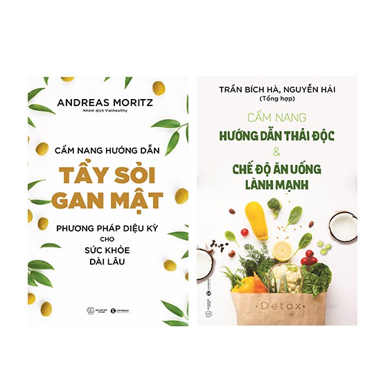 Sách -  Cẩm Nang Hướng Dẫn Tẩy Sỏi Gan Mật, Hướng Dẫn Thải Độc Và Chế Độ Ăn Uống(lẻ tuỳ chọn)[tẩy sỏi gan mật]