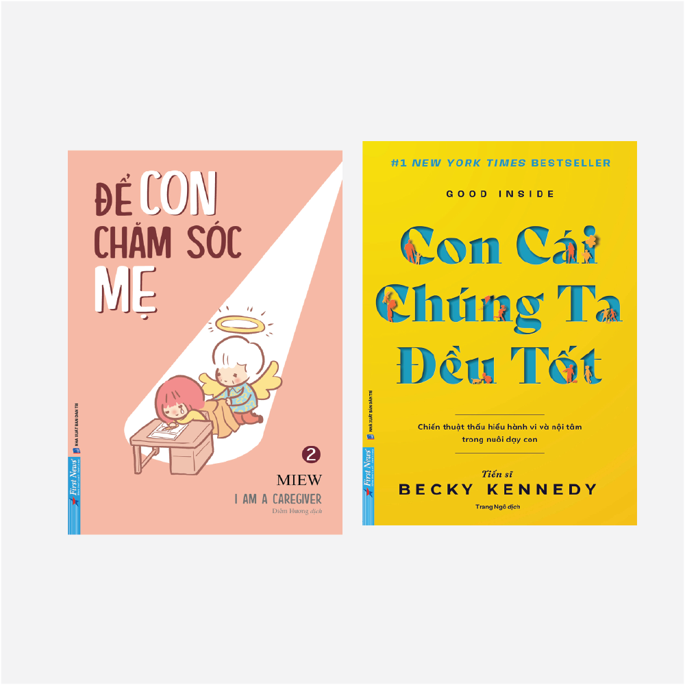 Sách Combo 2 Cuốn Để Con Chăm Sóc Mẹ + Con Cái Chúng Ta Đều Tốt - First News