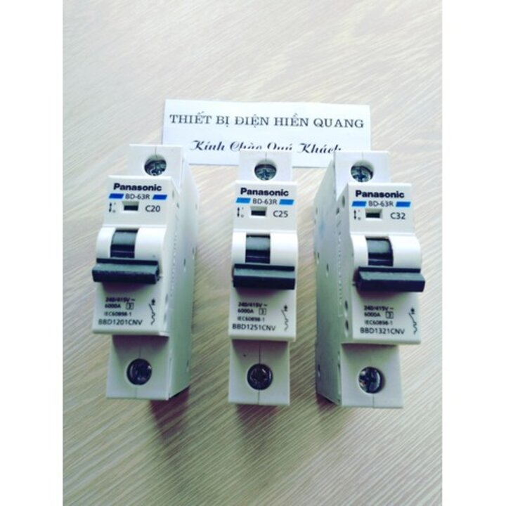 Cầu dao, aptomat 1 cực  20A - 40A Panasonic ( Hàng chính hãng )