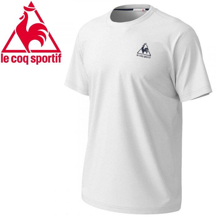 Áo t-shirt le coq sportif nam qmmpja30zz-wht