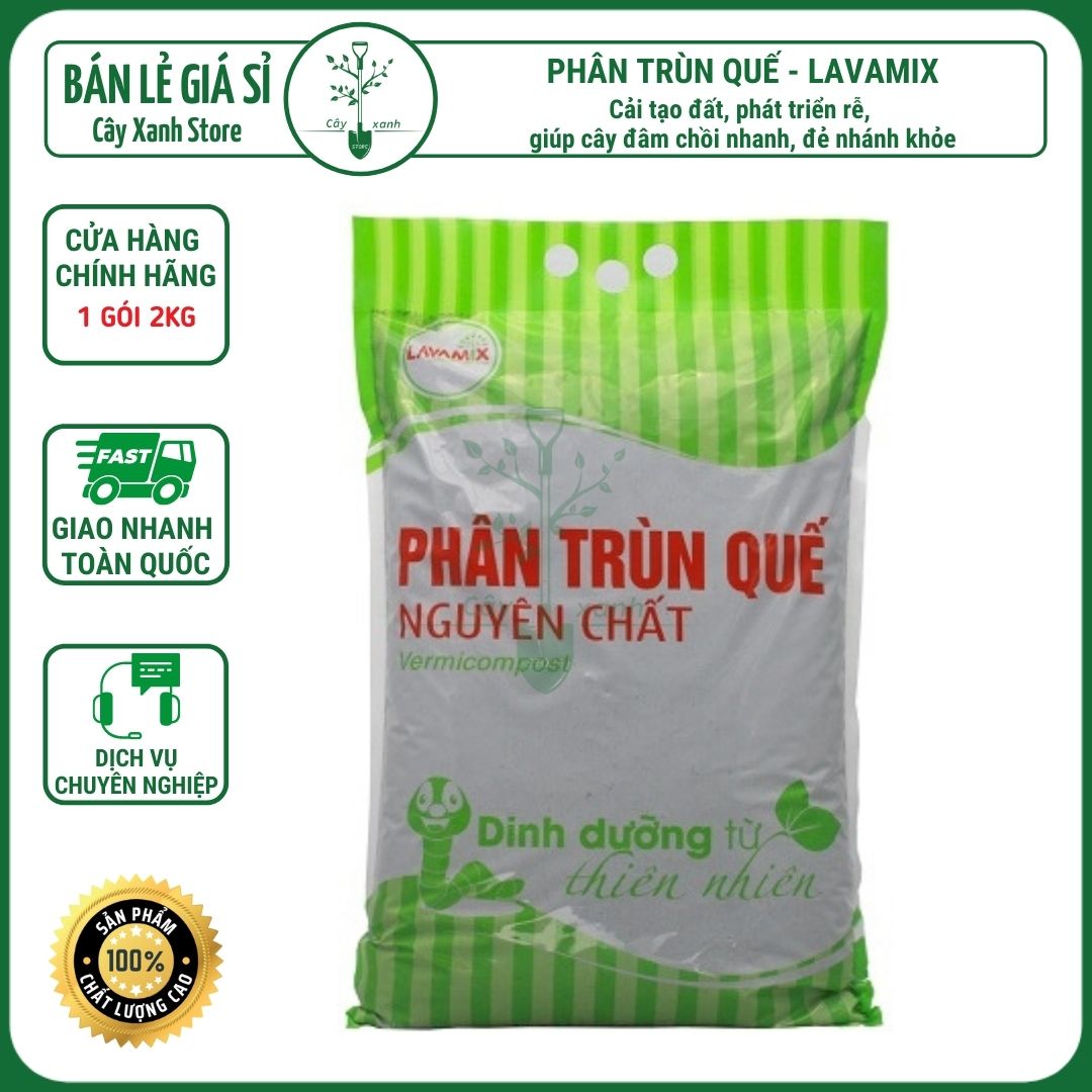 Phân Trùn Quế Nguyên Chất Lavamix 2Kg Phân Hữu Cơ Bón Rau và Cây Cảnh, Trộn Giá Thể Trồng Cây | Cây Xanh Store Phân Phối Hạt Giống Rau Củ quả, Xơ Dừa Nén, Mùn Dừa Nén, Phân Bón Hữu Cơ Trồng Rau Sạch, Hoa Hồng, Cây Cảnh