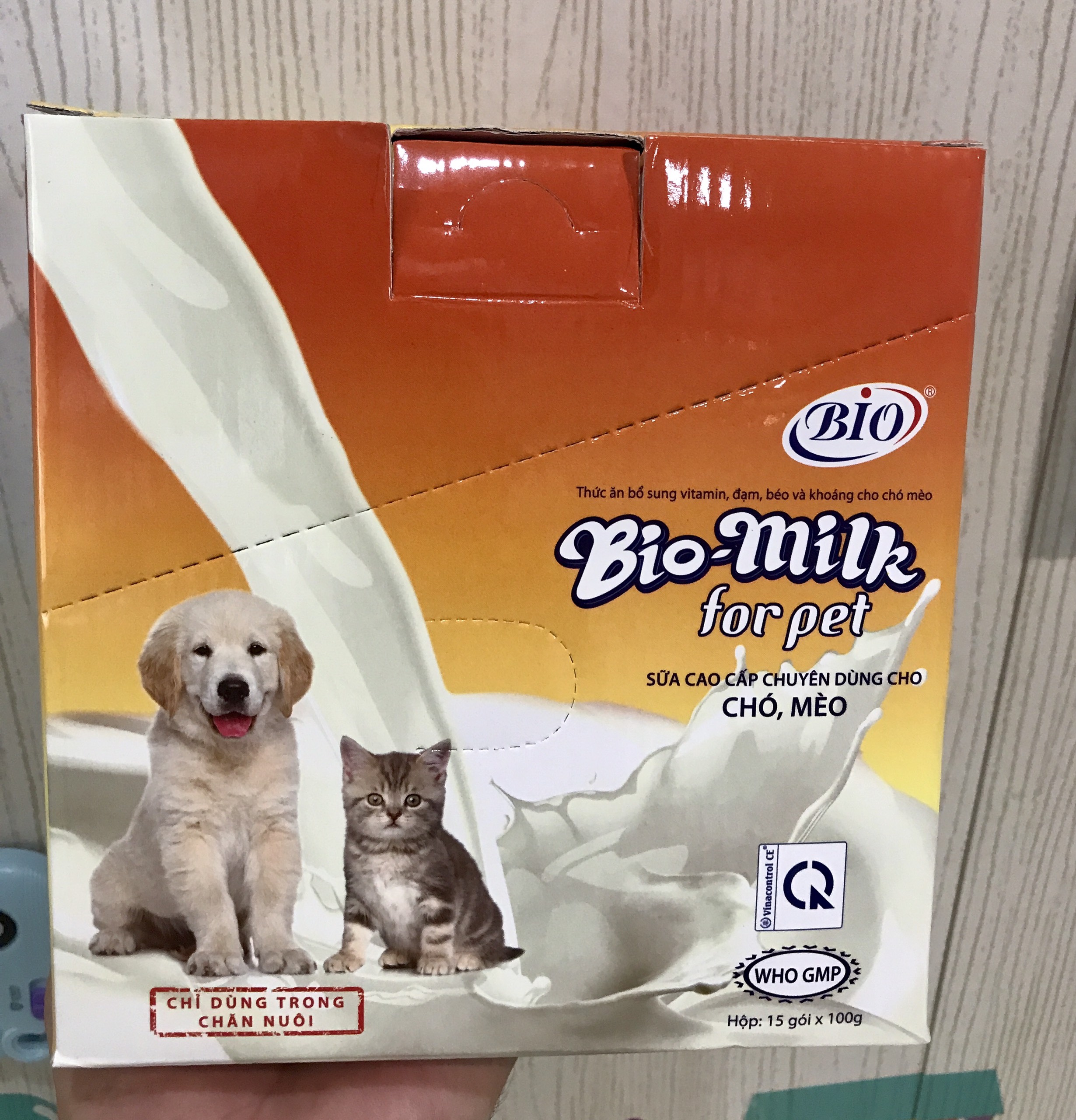 Bio milk for pet sữa cho chó mèo - bổ sung vitamin, đạm, chất béo và vi khoáng )