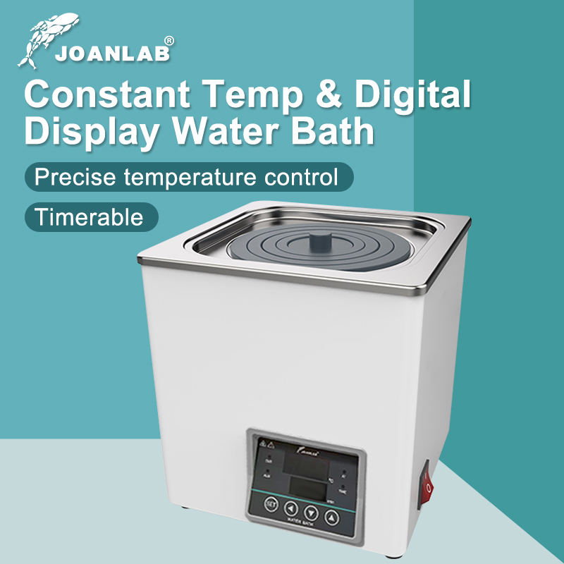 Bể nước phòng thí nghiệm JOANLAB Nhiệt độ không đổi Màn hình hiển thị kỹ thuật số Máy điều nhiệt Bình giữ nhiệt Thiết bị phòng thí nghiệm lỗ đơn